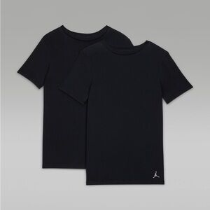 🆕 Jordan men’s Black Short-Sleeve Crewneck Tee 2-Pack